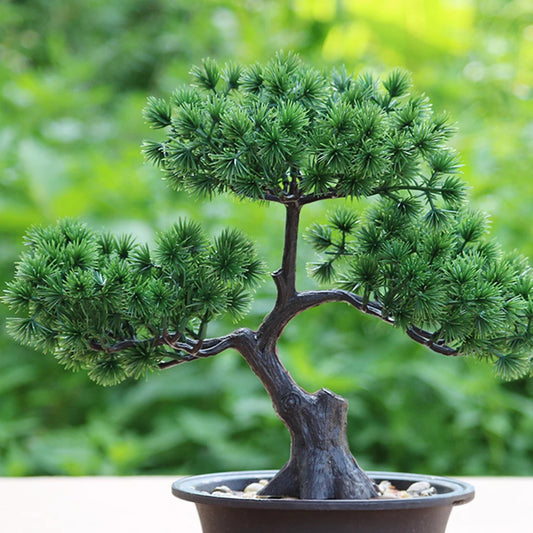 Artificial Potted Pine Bonsai Tree
