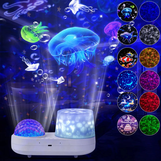 Children's Constellation Galactic Projection light Ocean Starry projector small night light 360 degree rotation Nebula starry li - Your Homes Décor and More