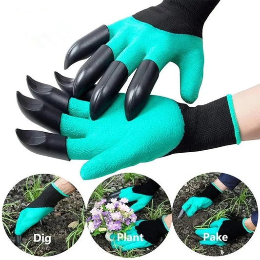 2PCS Garden Gloves with Claws. Great for Women and Men who love Gardening. Safe Gloves for Digging