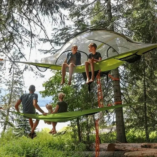 Portable Camping Hammock Net.  Aerial Multi-Person Hammock