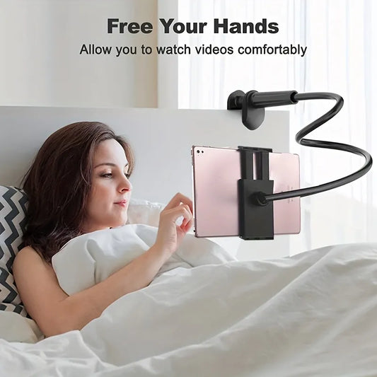 Lazy Bedside Desktop For Videos, Phone conversations, and Tablet Stand: