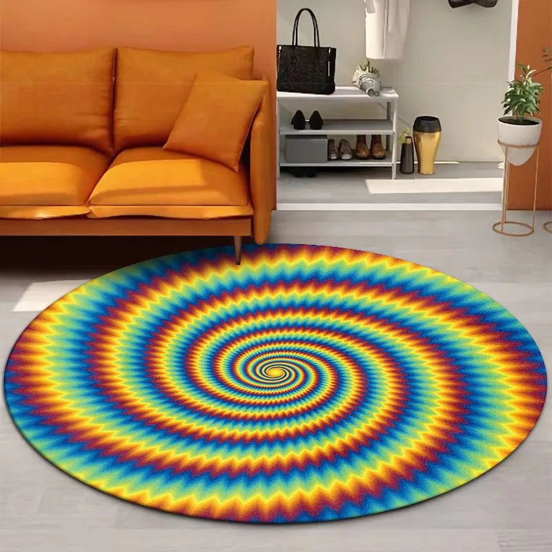 3D Circular Carpet - Your Homes Décor and More