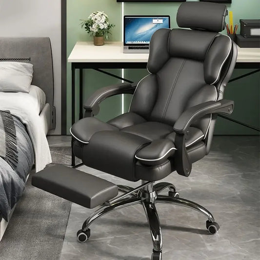 Computer Chair Office Chair Ergonomic Office Chair Backrest Home Comfortable Sedentary Boss Rotating Chair Office Furniture - Your Homes Décor and More